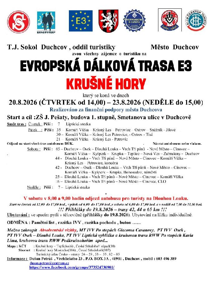 Datum konání: 20. 8. 2026