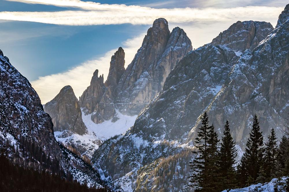 Turistick� zimn� v�prava do Dolomit.