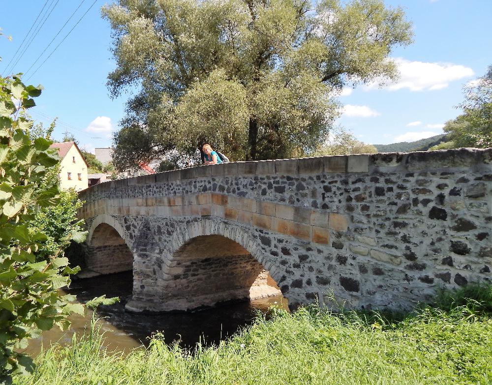 Barokn most ve Stadicch pes eku Blinu.