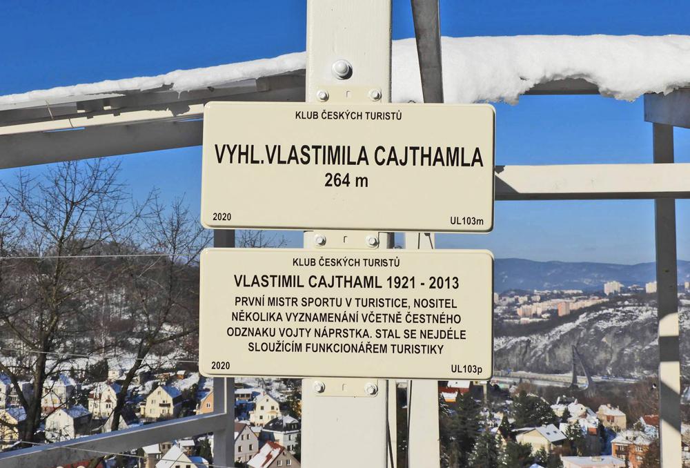 Vyhldka Vlastimila Cajthamla - st nad Labem - Stekov