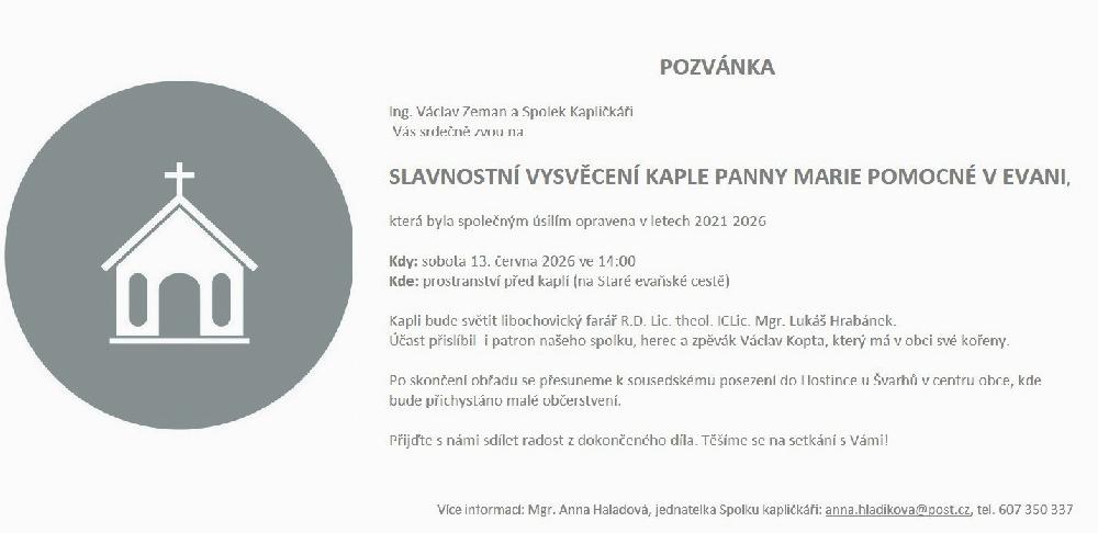 Slavnostn� vysv�cen�