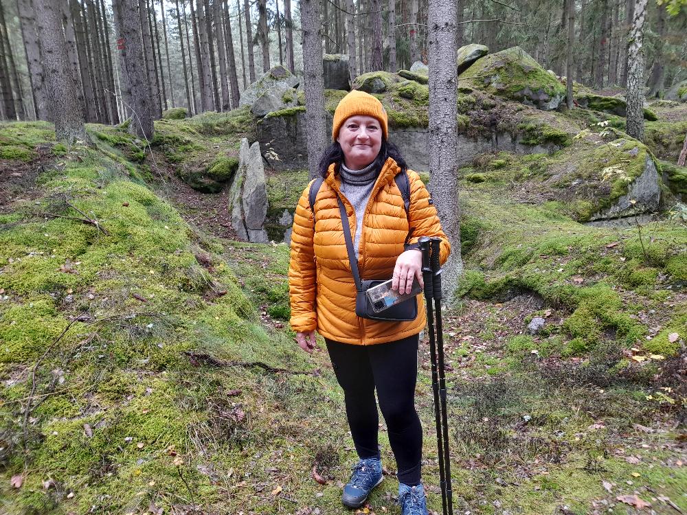 Vedouc� turistiky Jana Tutkov� z K�T Fak. nemocnice Plze�