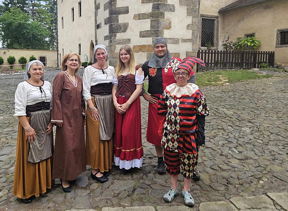 Zachrate princeznu Antonii - zitkov hra na Beneovskm zmku.