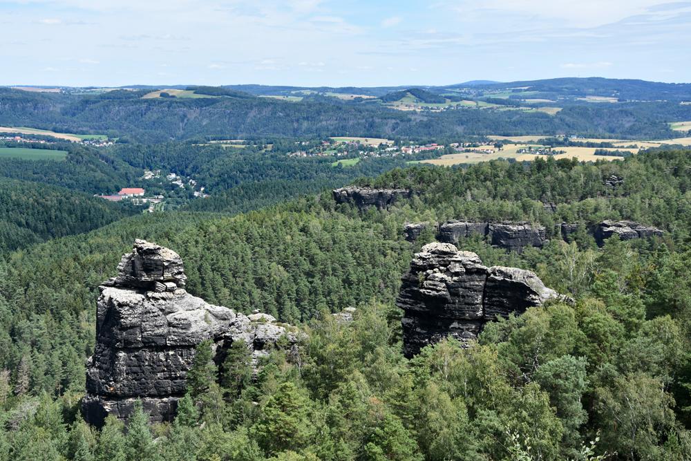 Lesn� stezka - Forststeig Elbsandstein - Labsk� p�skovce.