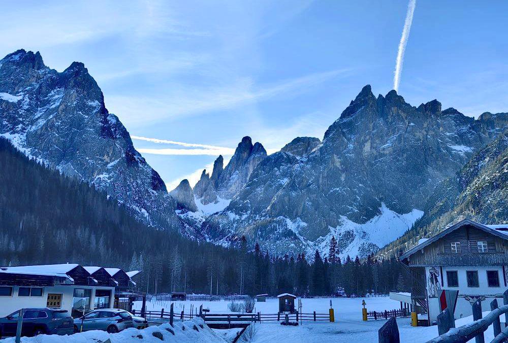 Fischleintal - Zimn� horsk� turistika v Alp�ch - oblast italsk� Dolomity