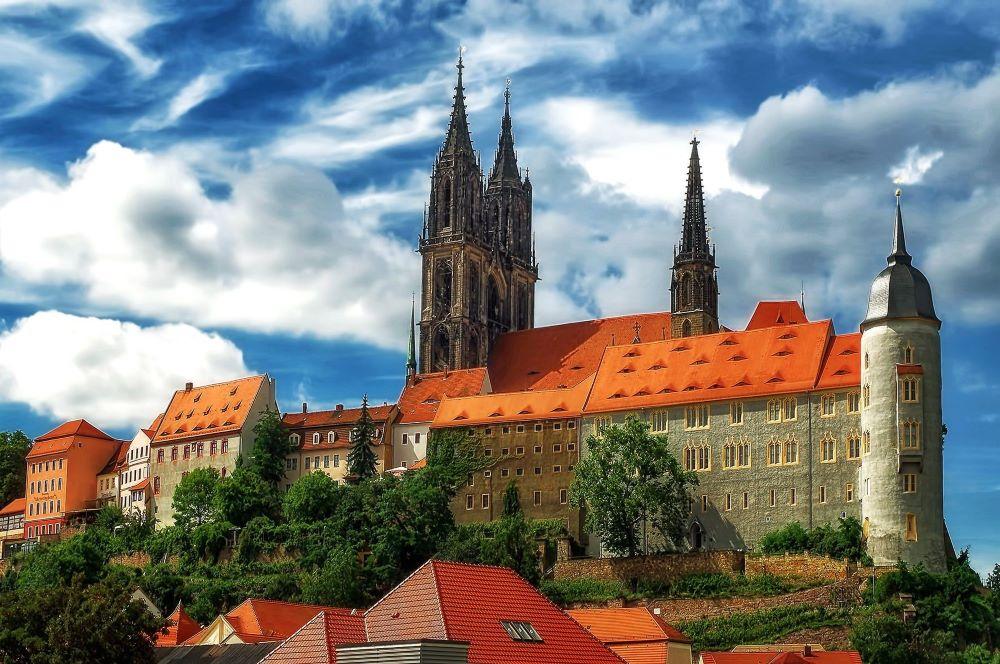Z�mek Albrechtsburg v M�ni.