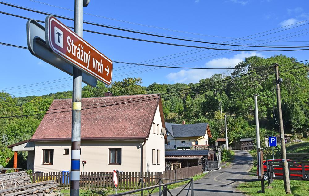 Modr� trasa na Str�n� vrch.