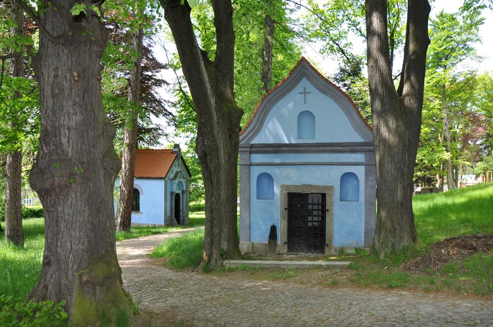 Velk� vyhl�dkov� okruh u �luknova - k��ov� cesta ve �luknov�.