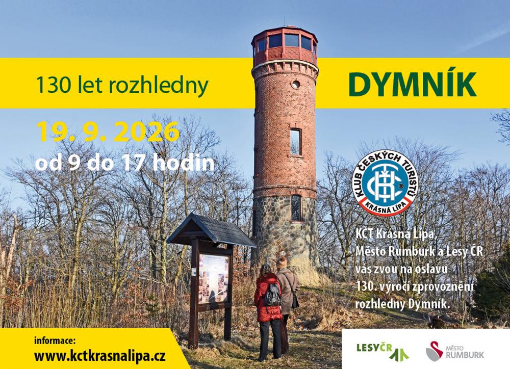 Pozv�nka na oslavu 130 let rozhledny Dymn�k.