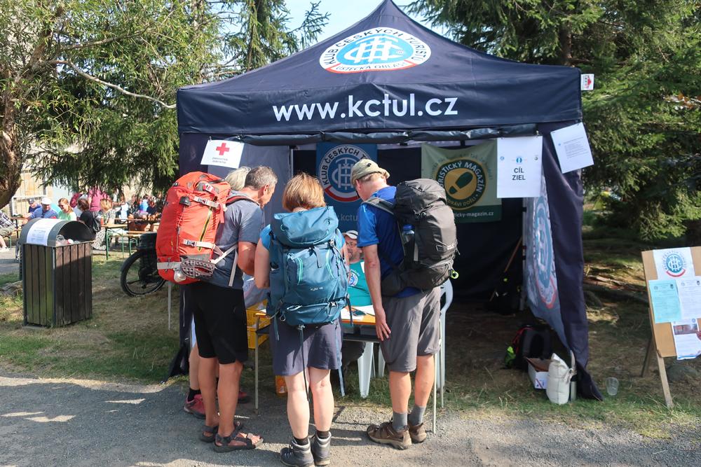 C�l pochodu Klubu �esk�ch turist�.