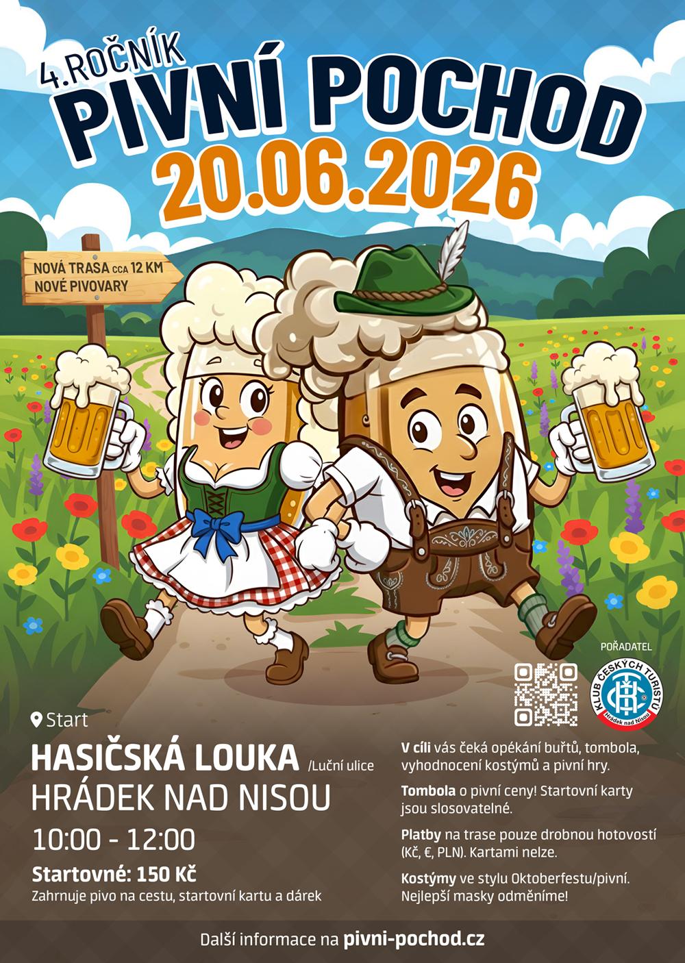 Pivn� pochod v Hr�dku nad Nisou.