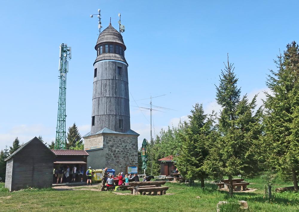 Rozhledna na Blatensk�m vrchu.