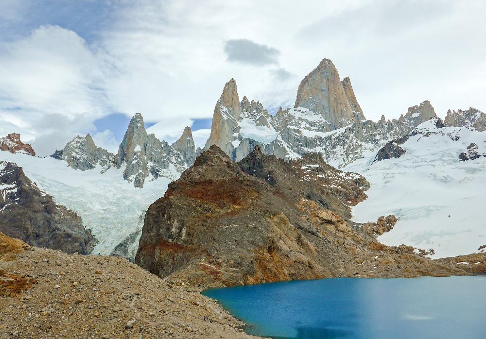 Masiv Fitz Roy, odkud pochz i tato fotografie, le na jihu Argentiny.