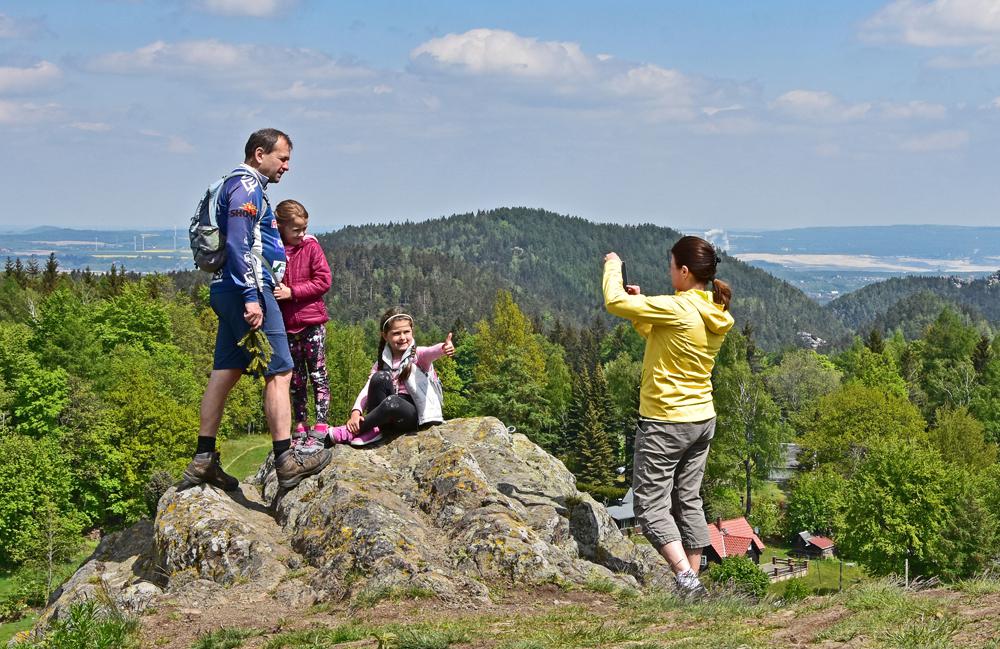 Rodinn� turistika v �itavsk�ch hor�ch.