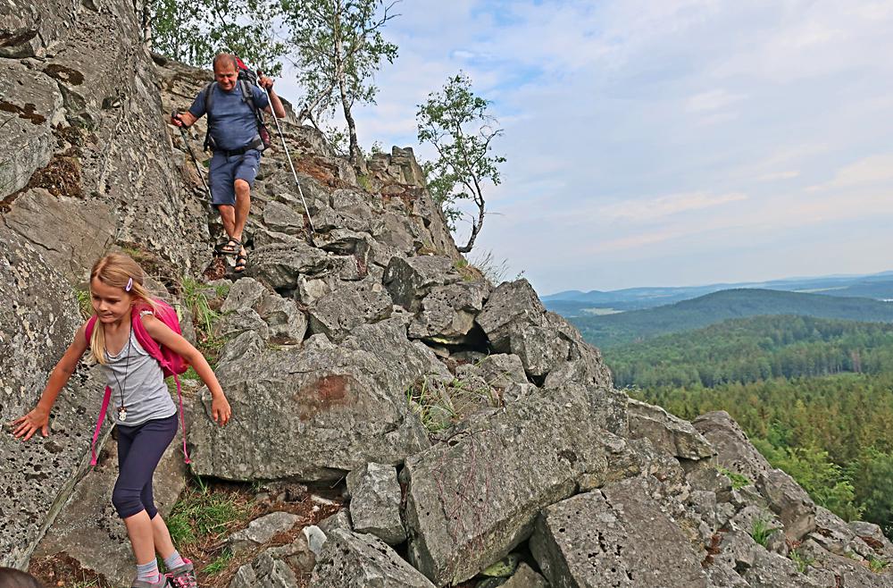 Rodinn turistika - KT oblast steck