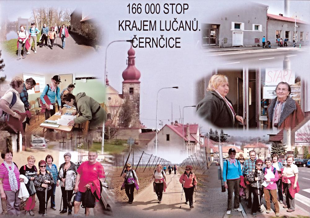 Momentky z turistick akce 166000 stop krajem Luan, kterou ji tm pt dekd pod KT Louny