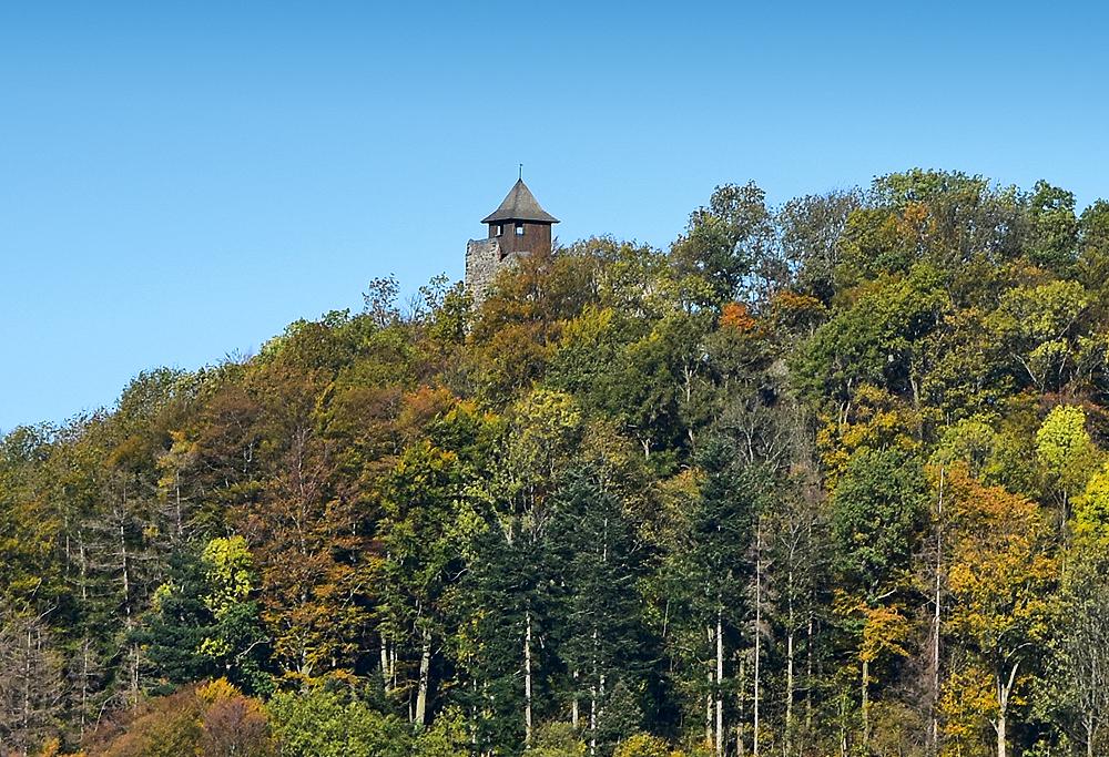 Rozhledna Zmeck vrch (hrad Kamenice) - esk vcarsko