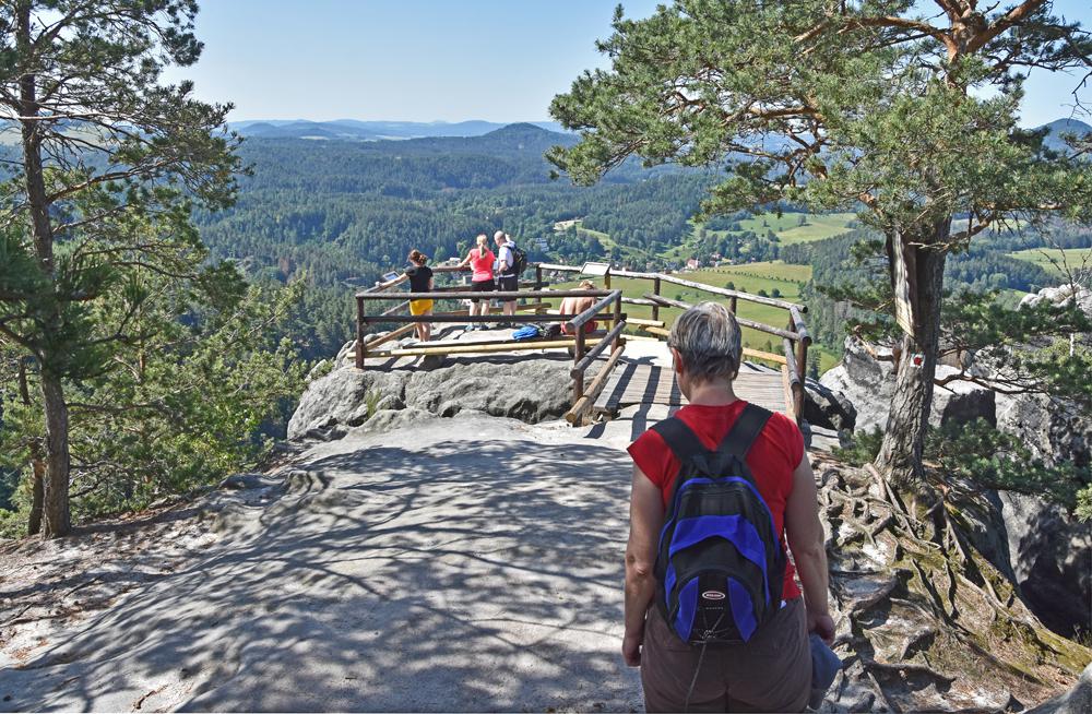 Vilemnina stna - skaln vyhldka - esk vcarsko