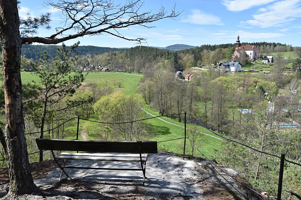 Srbsk Kamenice z vyhldky Kriegsloch.