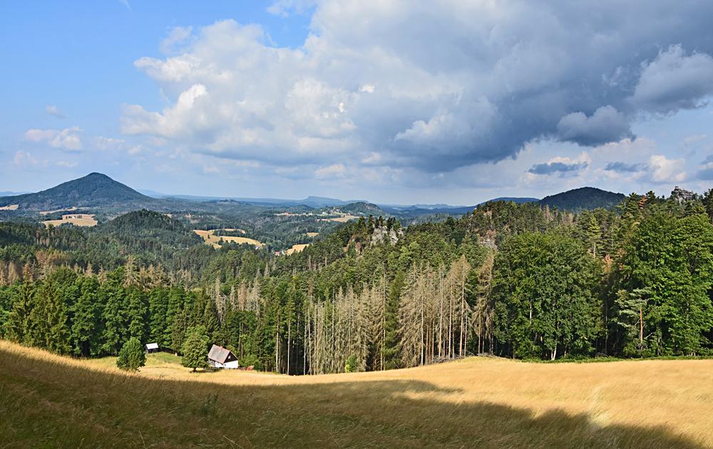 Vhled z Kovho vrchu u Rynartic na eskosask vcarsko