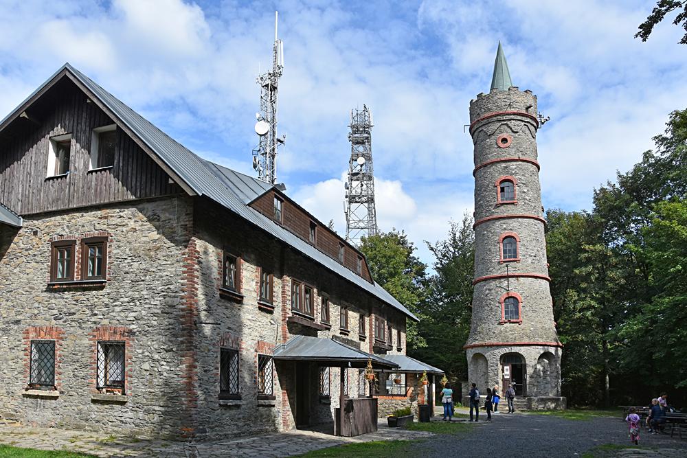 Rozhledna Jedlov� - Lu�ick� hory