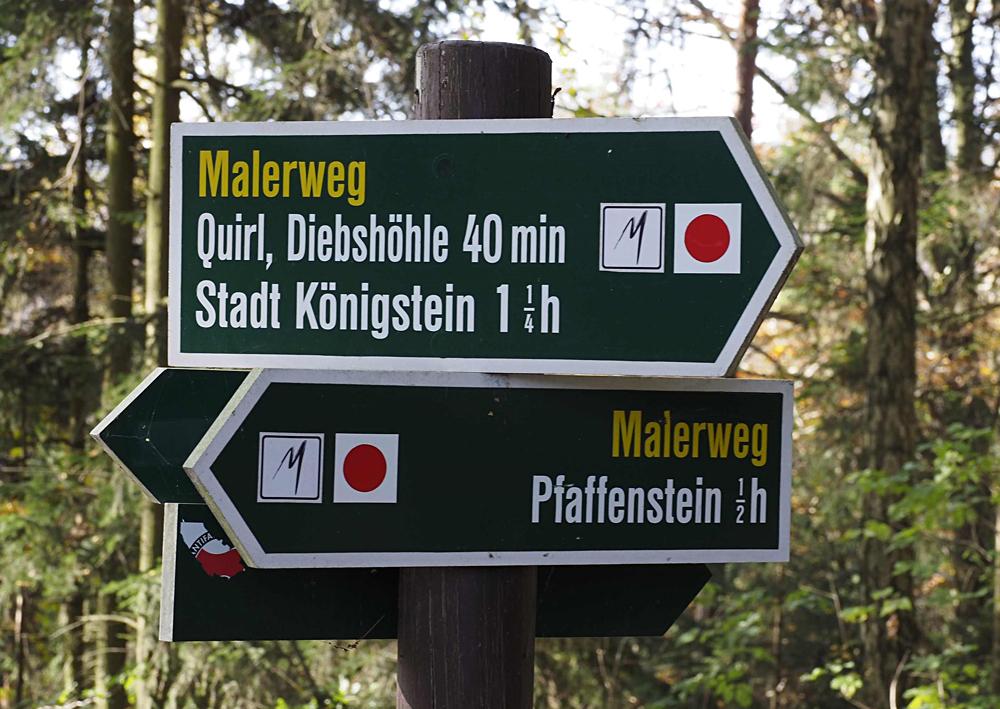 D�lkov� trasa Malerweg - Sask� �v�carsko.