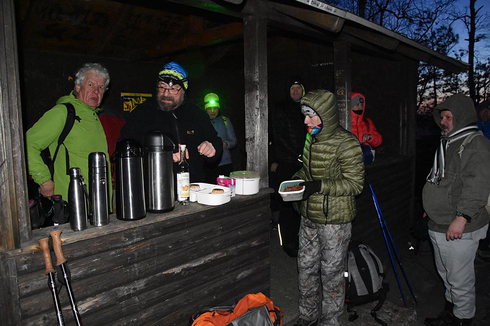 Turistick� pochod Sn�dan� na Gro�er Zschirnstein.