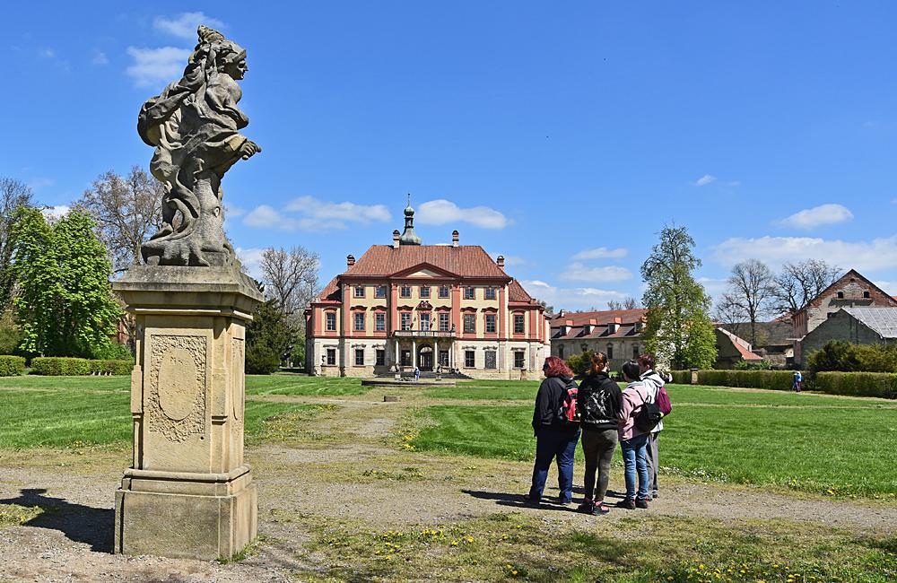 Park zmku v Libchov.