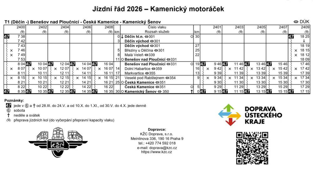 T1 - KAMENICK� MOTOR��EK - j�zdn� ��d 2026