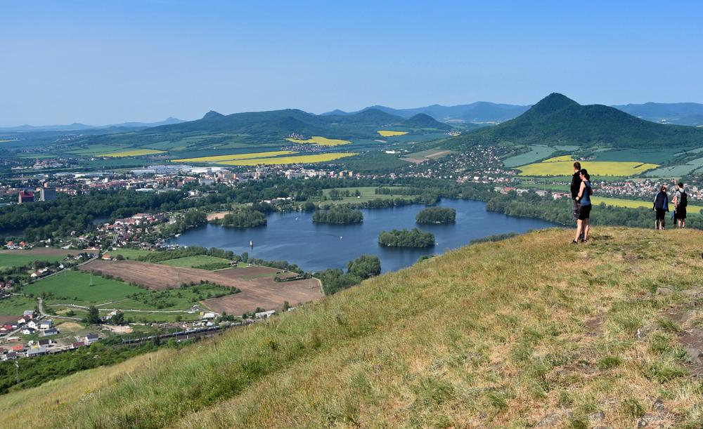 Na vrcholu Radob�lu - �esk� st�edoho��