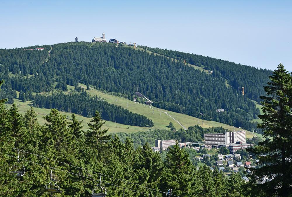 Hora Fichtelberg nad Obeswiesenthalem.