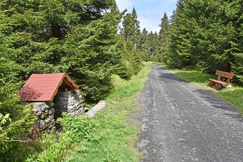 Pramen U Franty Je�ka pod Kl�novcem.